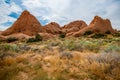 Desert landscape in Arches National Park Royalty Free Stock Photo