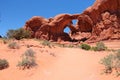 Desert landscape - Arches National Park Royalty Free Stock Photo
