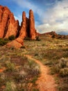 Desert Landscape Arches National Park, Utah United States Royalty Free Stock Photo