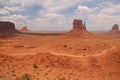 Desert Landscape in Arizona, Monument Valley. Colorful, tourism Royalty Free Stock Photo