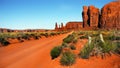 Desert Landscape Arizona, Monument Valley, USA Royalty Free Stock Photo