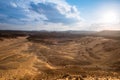 Desert landscape background global warming concept Royalty Free Stock Photo