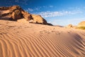 Desert landscape background global warming concept Royalty Free Stock Photo