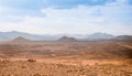 Desert landscape background global warming concept Royalty Free Stock Photo