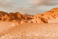 Desert landscape background global warming concept Royalty Free Stock Photo