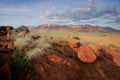 Desert landscape, Brandberg mountain, Namibia Royalty Free Stock Photo