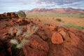 Desert landscape, Brandberg mountain, Namibia Royalty Free Stock Photo