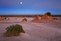 Desert landscape at dawn Royalty Free Stock Photo