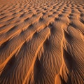 This desert landscape emanates a sense of barrenness and isolation Royalty Free Stock Photo