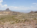 Desert landscape highway Route 66 Royalty Free Stock Photo