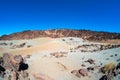 Desert landscape from Las Canadas caldera of Teide volcano. Mirador (viewpoint) Minas de San Jose Sur.