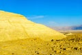 Desert landscape, and marlstone rock formation