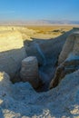 Desert landscape, and marlstone rock formation