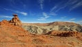 Desert landscape at mexican hat, Utah