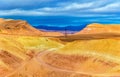 Desert landscape near Ait Ben Haddou village in Morocco Royalty Free Stock Photo