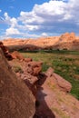 Desert landscape in Arches national park, Utah, USA Royalty Free Stock Photo