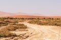 Desert landscape near Sossusvlei Royalty Free Stock Photo