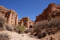 Desert landscape near Tupiza, Bolivia Royalty Free Stock Photo