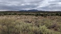 Desert landscape of New Mexico near Santa Fe