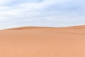 Desert Landscape No People Red Sand Dunes Blue Cloudy Sky Royalty Free Stock Photo