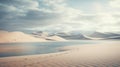 Dreamy Desert Scene: Photorealistic 8k Rendering With Densely Patterned Imagery