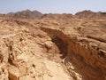 Desert landscape of Sinai Peninsula