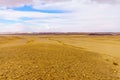 Desert landscape in the Uvda valley Royalty Free Stock Photo