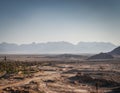 Desert landscape view in garmeh oasis southern iran Royalty Free Stock Photo