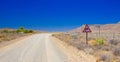 Desert landscape view in the Karoo of South Africa Royalty Free Stock Photo