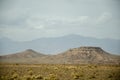 Desert landscapes in Morocco, desolate lands with paths that lead to remote and unexplored corners Royalty Free Stock Photo