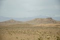 Desert landscapes in Morocco, desolate lands with paths that lead to remote and unexplored corners Royalty Free Stock Photo