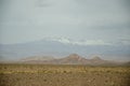 Desert landscapes in Morocco, desolate lands with paths that lead to remote and unexplored corners Royalty Free Stock Photo