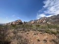 Desert in Las Cruzes, New Mexico USA.