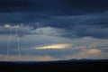 Desert Lightning Royalty Free Stock Photo