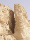 Desert limestone formation