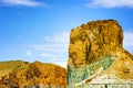 Limestone rock formations near Ogden Utah