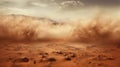 desert mars dust deposition