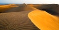 Desert of Maspalomas in Gran C Royalty Free Stock Photo