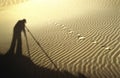 Desert morning in Mesquite Flat Sand Dunes Royalty Free Stock Photo