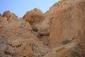 Desert Mountain Landscape in Ein Gedi Royalty Free Stock Photo