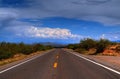 Desert Mountain Road Royalty Free Stock Photo