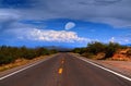 Desert Mountain Road Royalty Free Stock Photo