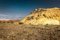 Desert mountain unique shape landscape view, Israel nature