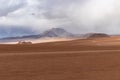 Desert and mountains in the Alitplano Plateau, Bolivia