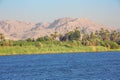 Desert mountains close to the Nile valley