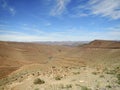 Desert mountains with layered rocks Royalty Free Stock Photo