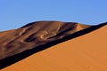 Desert of Namib, Namib-Naukluft Park, Sossusvlei Dunes, Namibia Royalty Free Stock Photo
