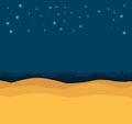 Desert night manger scene background