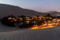 Desert oasis Huacachina Royalty Free Stock Photo