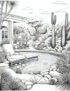 Desert Oasis, Tranquil Haven, Nature's Mirage